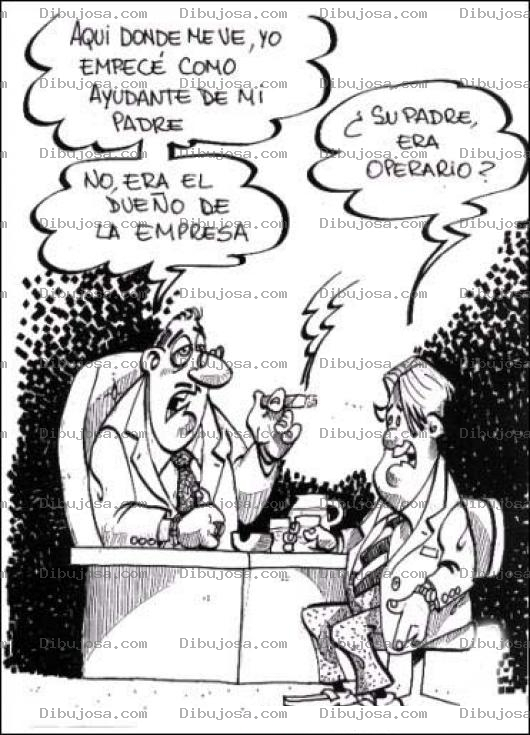Dibujo para colorear Colorear Al Jefe Contando Como Empezo En La Empresa