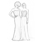 Dibujo para colorear Homecoming Dresses Coloring Page