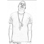 Dibujo para colorear Dibujo De Jayz Para Colorear Y Pintar Al Rapero Yeisi