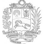 Dibujo para colorear Escudo Nacional De Venezuela Para Colorear Pintar E Imprimir