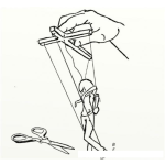 Dibujo para colorear Dibujo De Marioneta Humana Para Colorear Y Pintar
