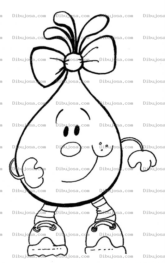 Dibujo para colorear Colorear Cebollita Con Manos Y Pies