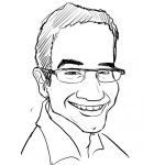 Dibujo para colorear Colorear Profesor Con Lentes Con Look De Nerd