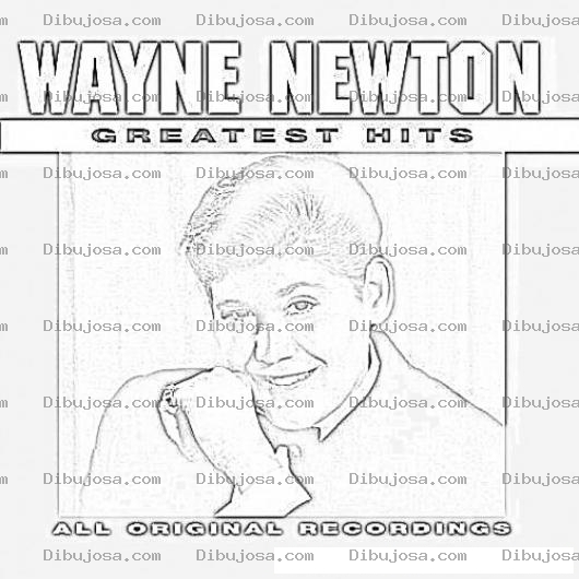Dibujo para colorear Wayne Newton Greatest Hits Online Coloring Page Para Colorear