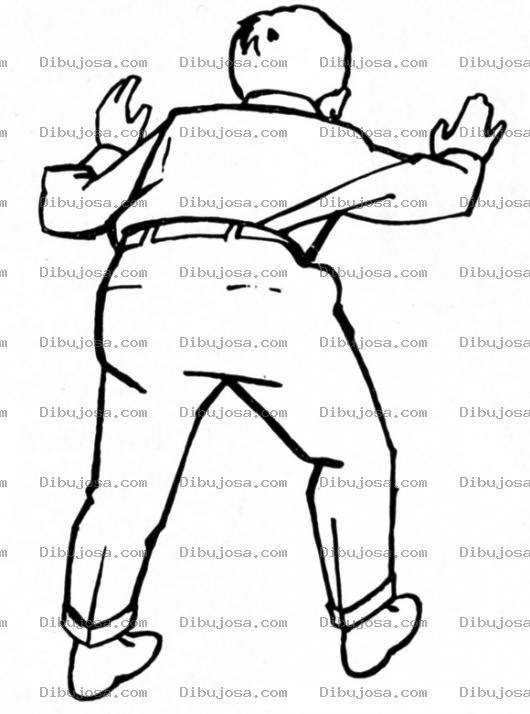 Dibujo para colorear Ibujo De Nino Portero Esperando Un Pelotaso Para Pintar Y Colorear