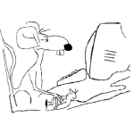 Dibujo para colorear La Venganza Del Mouse Para Pintar Y Colorear