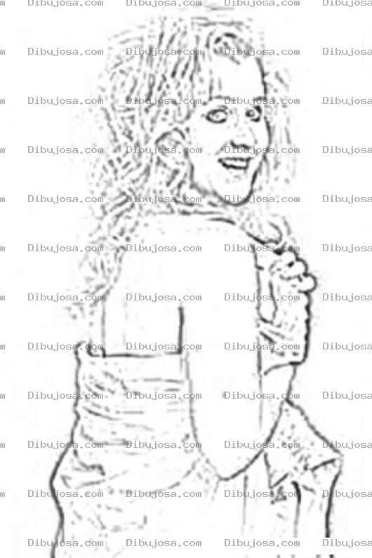 Dibujo para colorear Amy Shumer Coloring Page Para Pintar Y Colorear Dibujo De Ammy Shummer