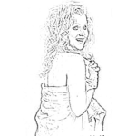 Dibujo para colorear Amy Shumer Coloring Page Para Pintar Y Colorear Dibujo De Ammy Shummer
