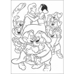 Dibujo para colorear El principe de blancanieves