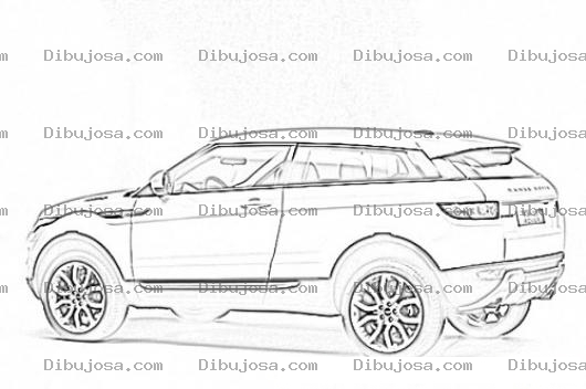 Dibujo para colorear Range Rover Evoque Guatemala Dibujo Para Pintar Y Colorear Evogue El Suv Con Mejor Calidad Y Precio Del 2012