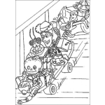 Dibujo para colorear Colorear a Woody con los juguetes