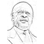 Dibujo para colorear Hermancain Dibujo De Herman Cain Para Pintar Y Colorear A German Cain Germancain