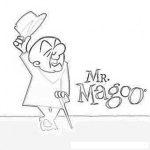 Dibujo para colorear Mister Magoo Coloring Page Para Pintar Y Colorear Dibujo De Mister Magu Mrmagu Senor Magu