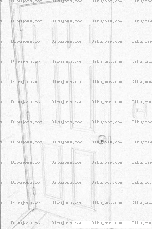 Dibujo para colorear Dibujo Para Pintar Una Puerta