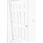 Dibujo para colorear Dibujo Para Pintar Una Puerta