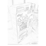 Dibujo para colorear Colorear Caja De Cereal De Conflakes De Kelogs