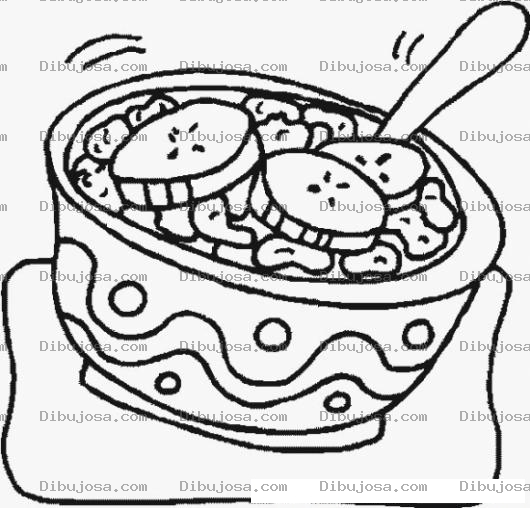 Dibujo para colorear Colorear cereal de desayuno