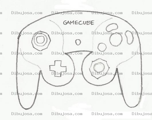 Dibujo para colorear Control De Gamecube Para Pintar Y Colorear