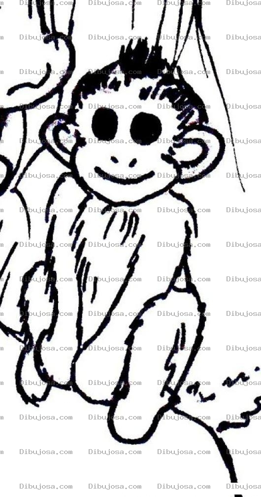 Dibujo para colorear Dibujo De Miquito Para Pintar Y Colorear