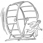 Dibujo para colorear Dibujo De Hombre Saliendo De La Carrera De La Rata Para Pintar Y Colorear Libertad Financiera E Ingresos Pasivos Del Juego Cashflow 101