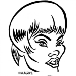 Dibujo para colorear Lindaevangelista Dibujo De Linda Evangelista Para Pintar Y Colorear
