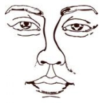 Dibujo para colorear Tabique Desviado Dibujo De Tabique Quebrado Para Pintar Y Colorear Nariz Torcida