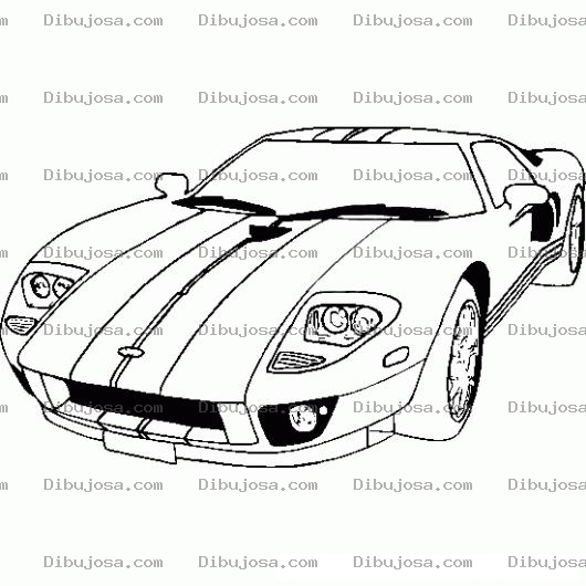 Dibujo para colorear Carro De Carreras De Nascar Para Pintar Y Colorear