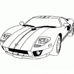 Dibujo para colorear Carro De Carreras De Nascar Para Pintar Y Colorear