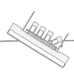 Dibujo para colorear Dibujo De Barco Hundiendose Para Pintar Y Colorear