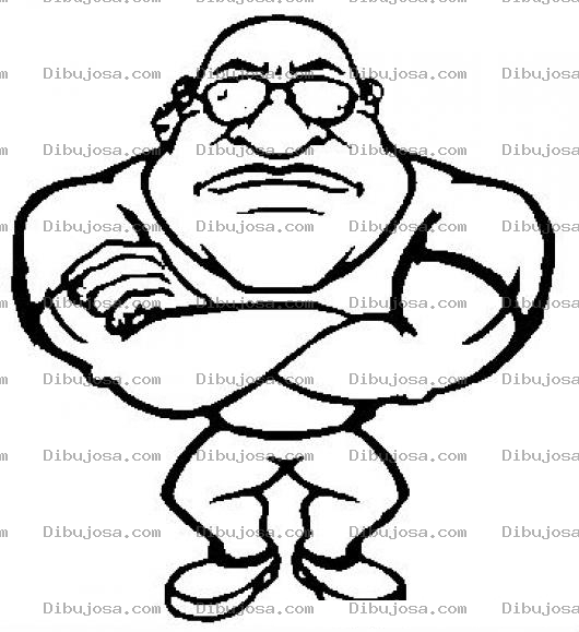 Dibujo para colorear Entrenador Personal Para Colorear