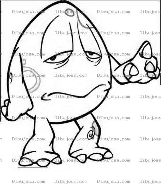 Dibujo para colorear Huevo Dinosaurio Para Colorear