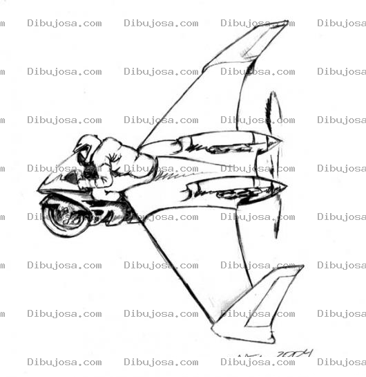 Dibujo para colorear Moto Avion Dibujo De Avion Moto Para Pintar Y Colorear Motoavion Avionmoto