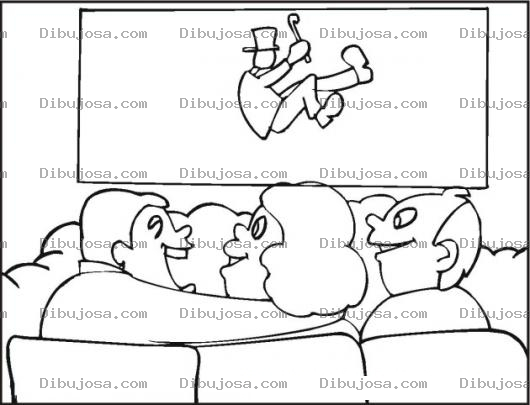 Dibujo para colorear Colorear Cine