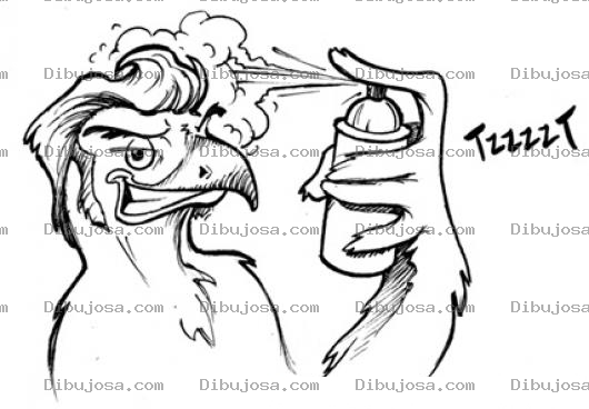 Dibujo para colorear Dibujo De Pajaro Con Copete Para Pintar Y Colorear Pajaro Prestley