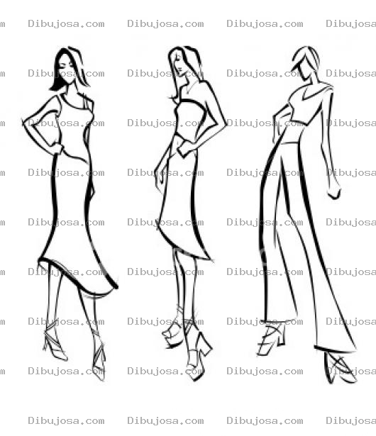 Dibujo para colorear Modelos Espigadas Para Pintar Y Colorear