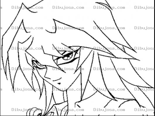 Dibujo para colorear Malvada Manga Para Colorear