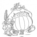 Dibujo para colorear Personajes De Asterix Para Pintar Y Colorear