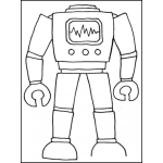 Dibujo para colorear Robotsincabeza Dibujo De Robot Sin Cabeza Para Pintar Y Colorear