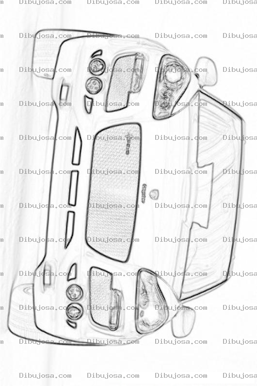 Dibujo para colorear Dibujo De Una Suv Porshe Cayenne