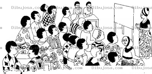 Dibujo para colorear Dibujo De Universidad En Africa Para Pintar Y Colorear