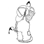 Dibujo para colorear Dibujo De Nene Pintor Para Colorear