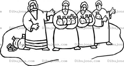 Dibujo para colorear Dibujo Biblico De La Parabola De Los Talentos Para Pintar Y Colorear Los Talentos De Jesus