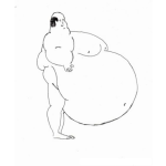 Dibujo para colorear Viejo Panzon Dibujo De Hombre Obeso Barrigon Guaton Rellollo Reyoyo Para Pintar Y Colorear Gordote Con Guata Gigante
