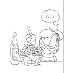 Dibujo para colorear Dibujo de Garfiel