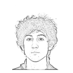Dibujo para colorear Dzhokhartsarnaev.com Coloring Page Dibujo Del supuesto Terrorista De Boston Dzhokhar Tsarnaev Para Colorear