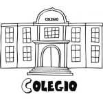 Dibujo para colorear Dibujo De Un Colegio Para Pintar Y Colorear