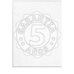 Dibujo para colorear Colorear Sello De Garantia De 5 Anos