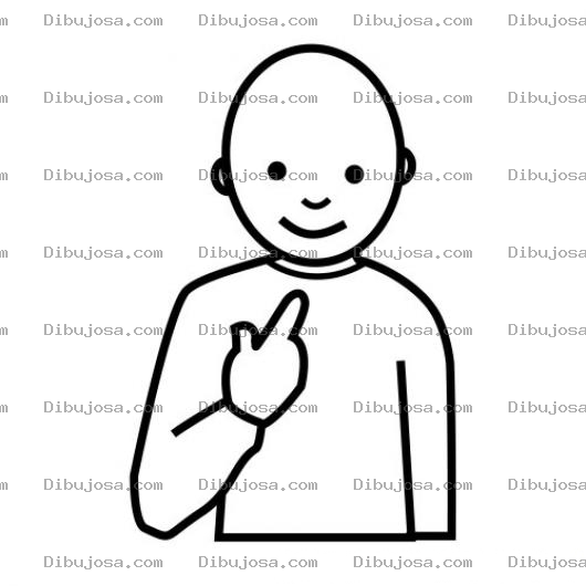 Dibujo para colorear Colorear Yo