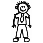 Dibujo para colorear Dibujo De Hermano Con Corbata
