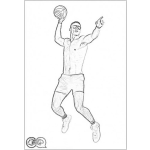 Dibujo para colorear Kris Humphries Coloring Page Para Colorear